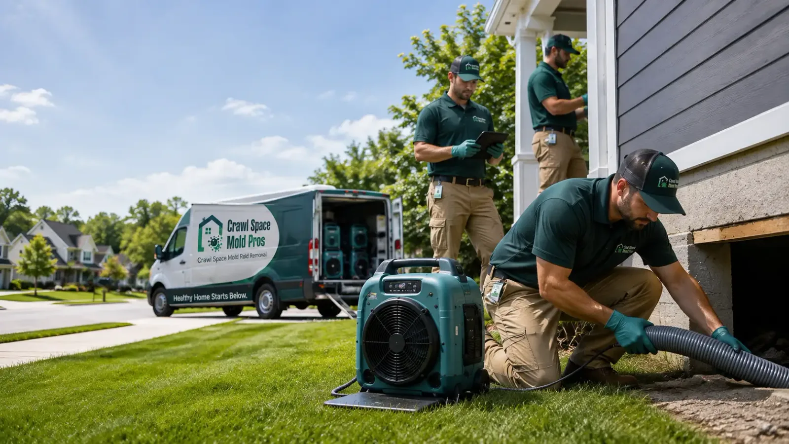 Crawl Space Mold Removal in Midway, FL